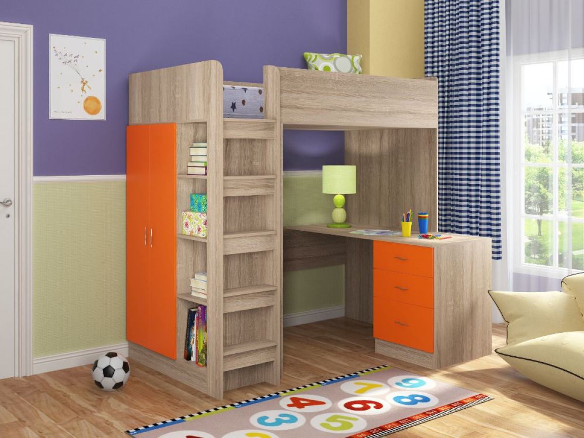 Кровать-чердак "Теремок-3" | фото 7