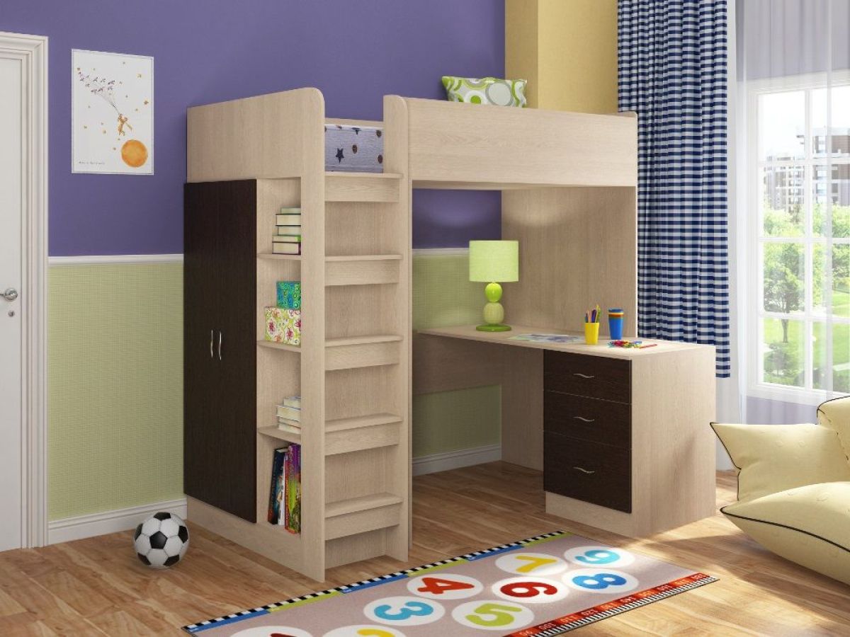 Кровать-чердак "Теремок-3" | фото 10