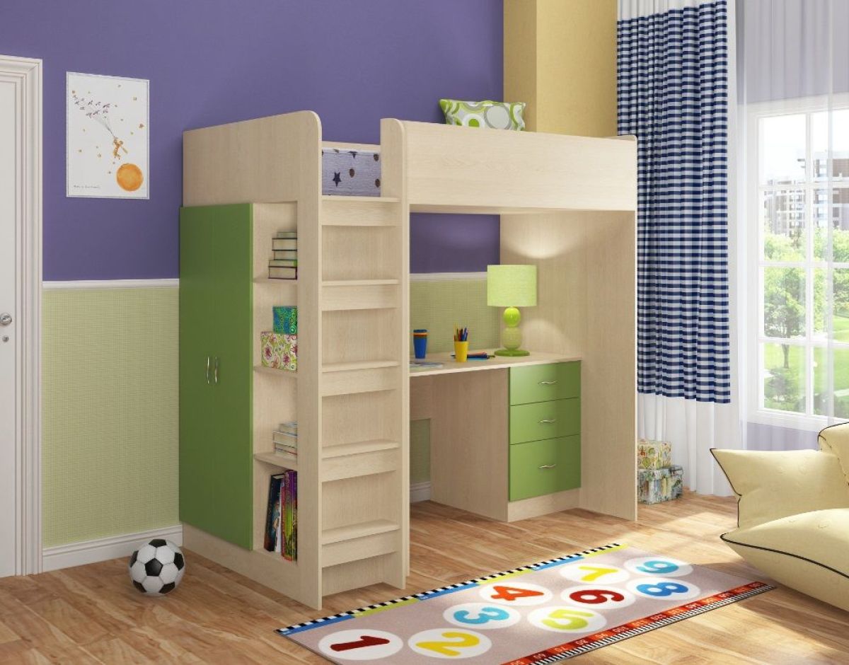 Кровать-чердак "Теремок-3" | фото 12