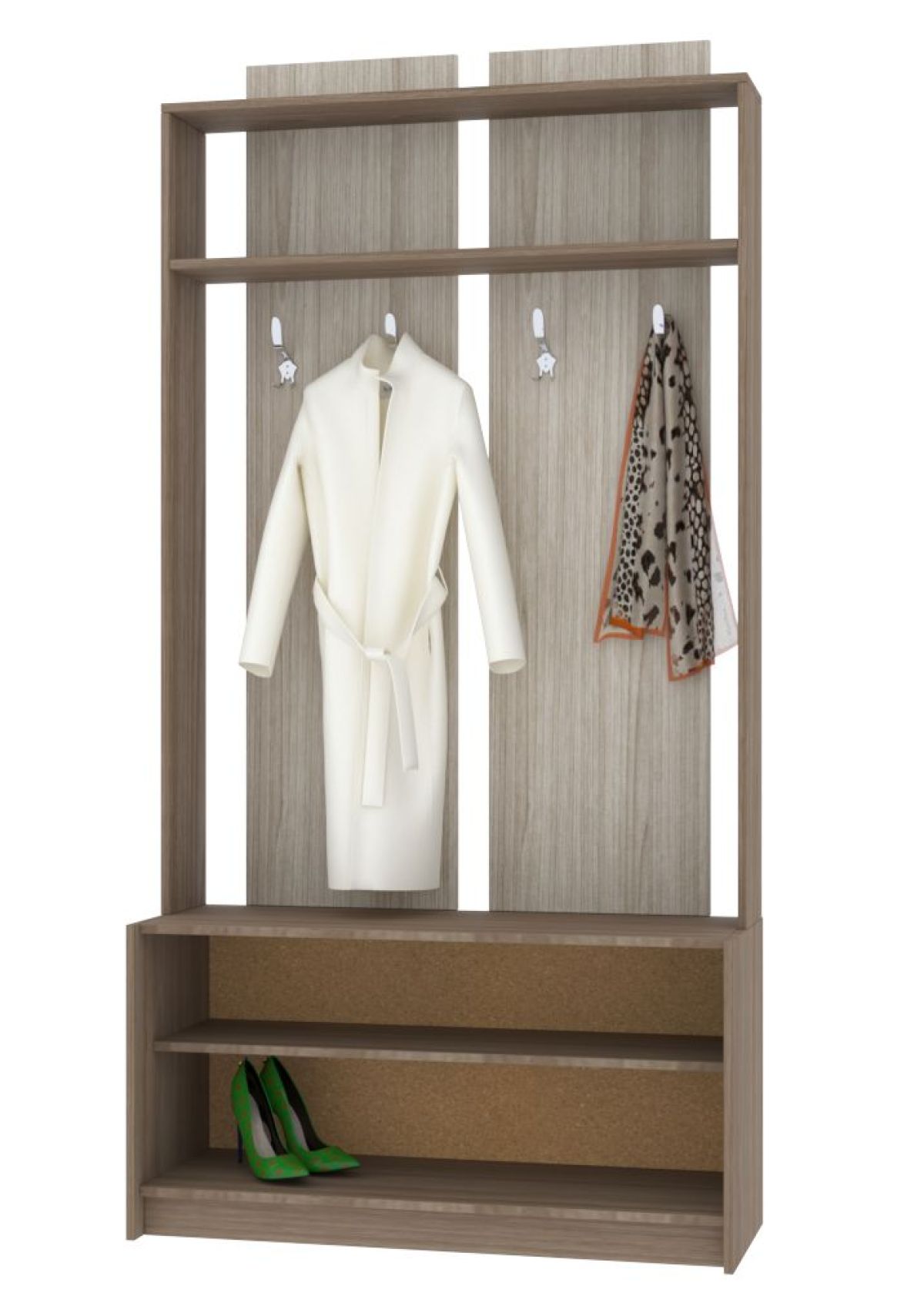 Прихожая Марица Вешалка (ЯШ темный/ светлый) | фото 2