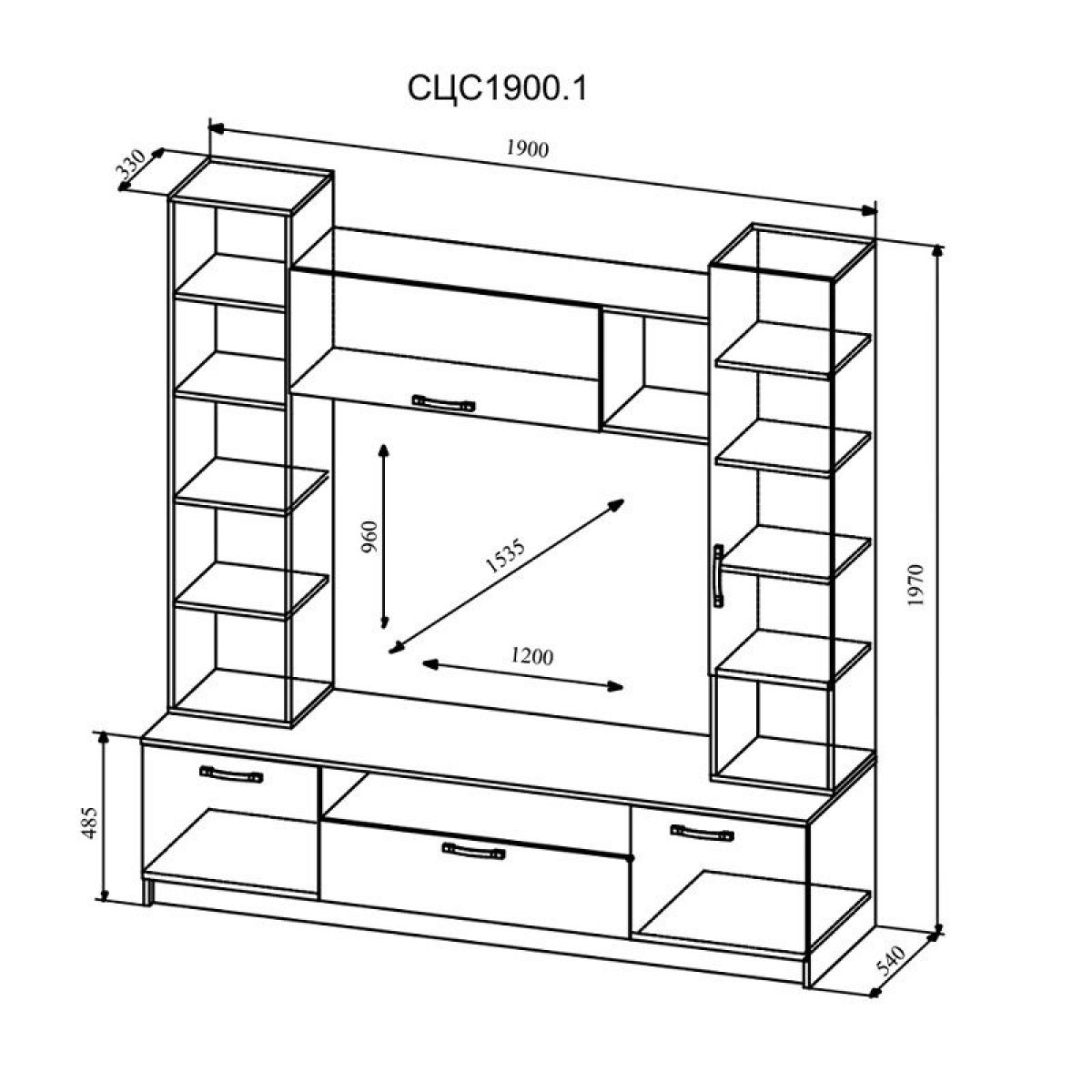 СОФИ Гостиная (модульная) дуб сонома/белый | фото 10