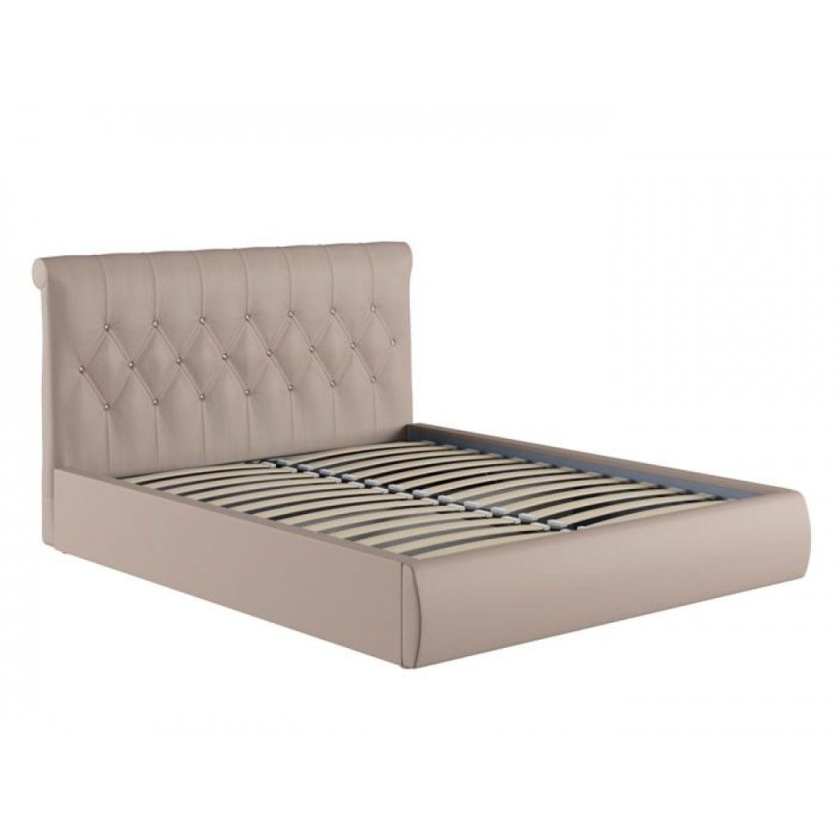 Кровать интерьерная Тиффани 3011 (1600) +ортопед+ПМ+дно кроватное ЛДСП (кожзам) | фото 3