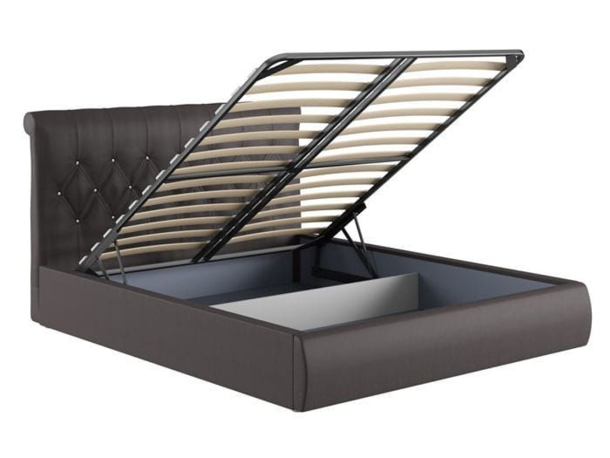 Кровать интерьерная Тиффани 3011 (1600) +ортопед+ПМ+дно кроватное ЛДСП (кожзам) | фото 2