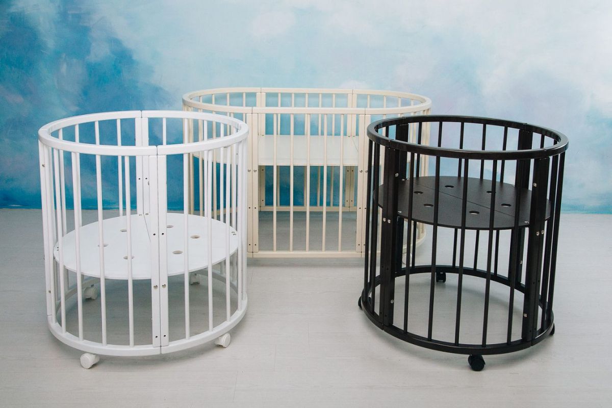 Кроватка-трансформер Classic 6в1 + маятник + комплект матрасов (венге) | фото 12