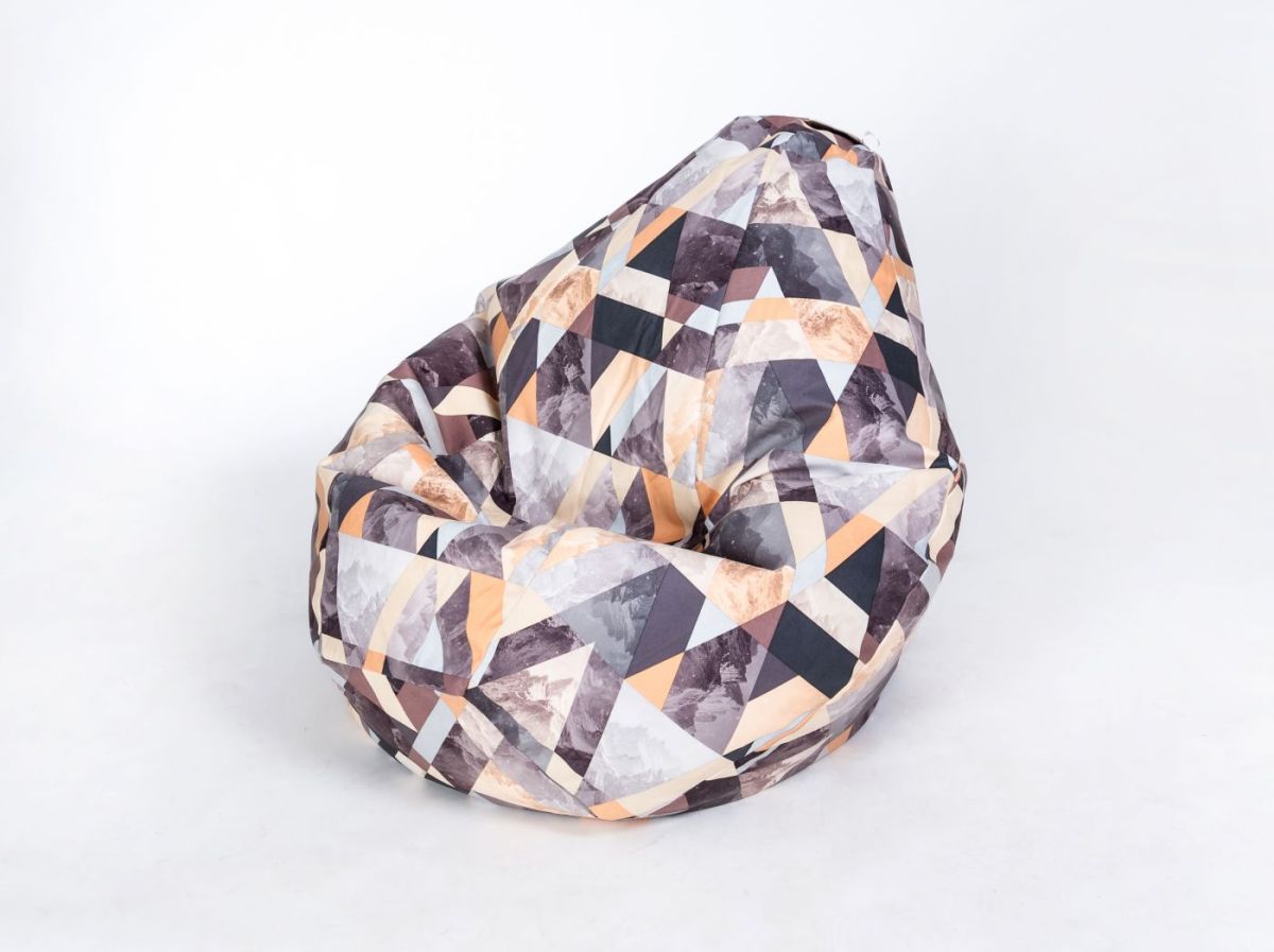 Кресло-мешок Груша Малое (700*900) Серия велюр "Принт" | фото 11