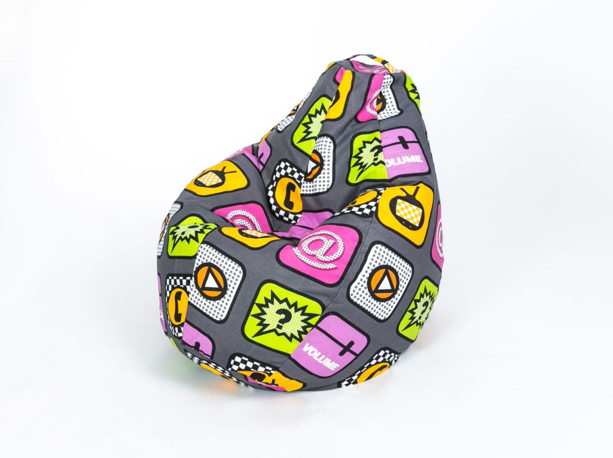 Кресло-мешок Груша Среднее (750*1200) Серия "Жаккард" 1 | фото 8