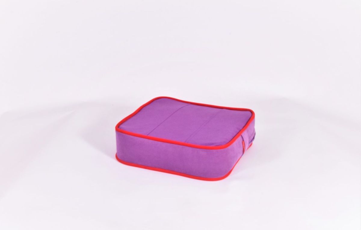 Пуф-подушка бескаркасный Моби (Велюр) 40*40 | фото 4