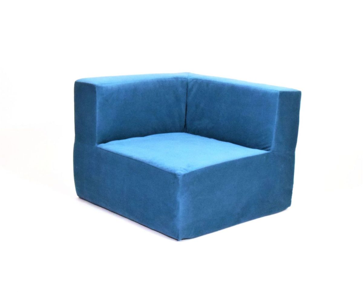 Модульные диваны и кресла бескаркасные Тетрис 30 (Синий) | фото 4