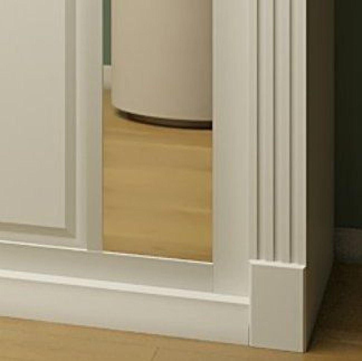 Шкаф-купе 2150 серии NEW CLASSIC K6Z+K1+K6+B22+PL1 (по 2 ящика лев/прав+1 штанга) профиль «Капучино» | фото 5