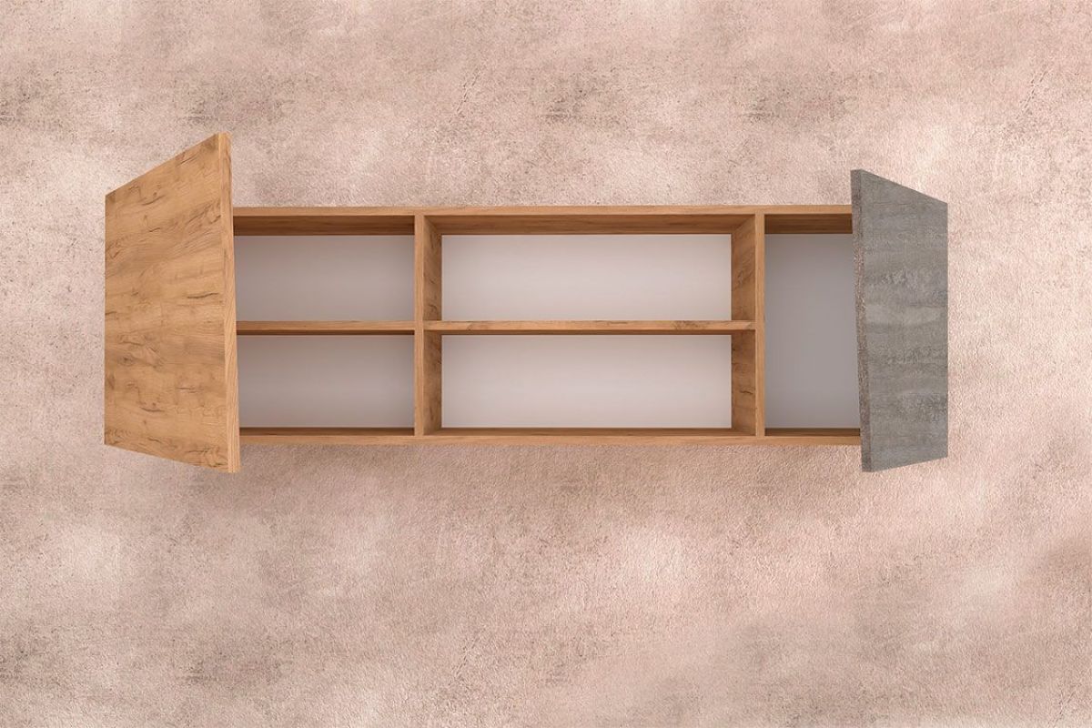 Модульная гостиная Аллегро-10 (дуб крафт золотой-камень темный) | фото 3