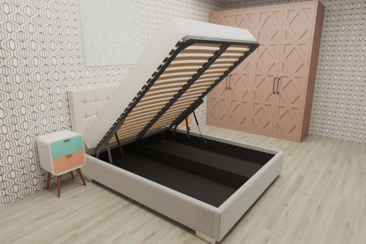 Кровать Брауни интерьерная +основание/ПМ/бельевое дно (180х200) | фото 2