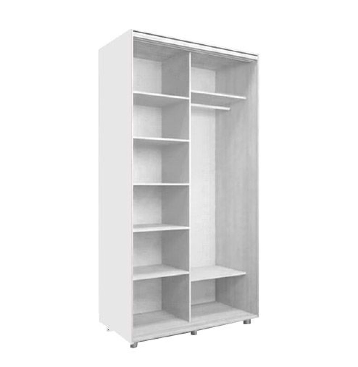 Шкаф-купе "Удачный" 2-хдвер. ОУ 12-6-01 (Белый) | фото 2