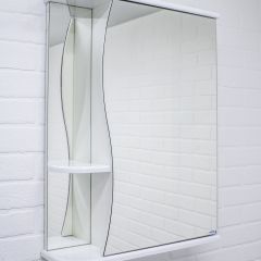 Шкаф-зеркало Волна 1-55 правый АЙСБЕРГ (DA1033HZ) | фото 6