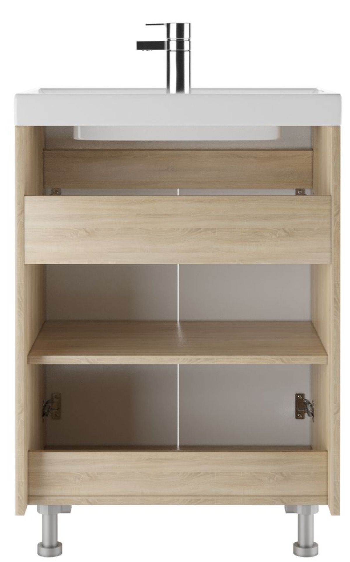 Тумба под умывальник "Енисей 60" Мечта без ящика Дуб сонома АЙСБЕРГ (DM2313T) | фото 3
