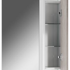 Шкаф-зеркало Uno 60 Дуб серый левый/правый Домино (DU1503HZ) | фото 4