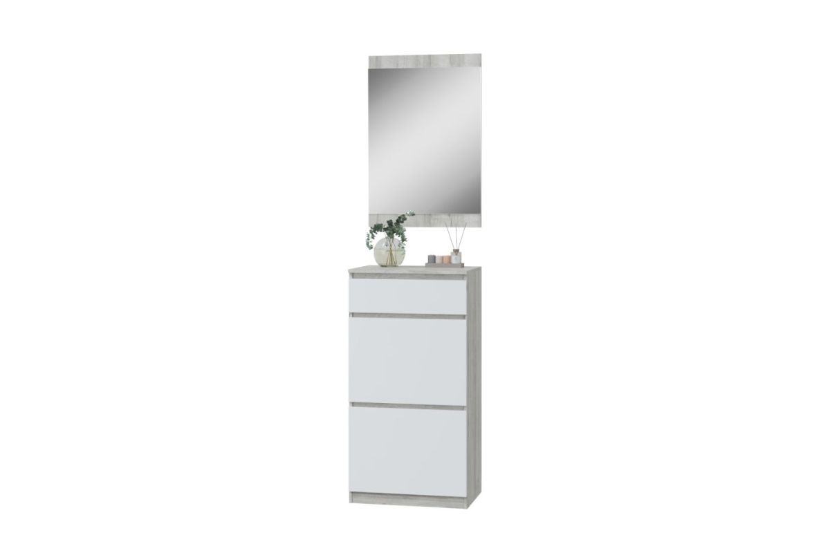 ЛОРИ Прихожая модульная (дуб серый/белый) | фото 9