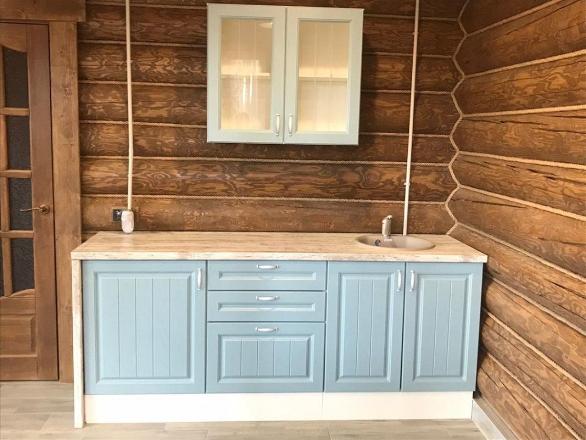 Кухонный гарнитур Принцесса 2000 Арктик/Мурено (модульный) Горизонт | фото 8