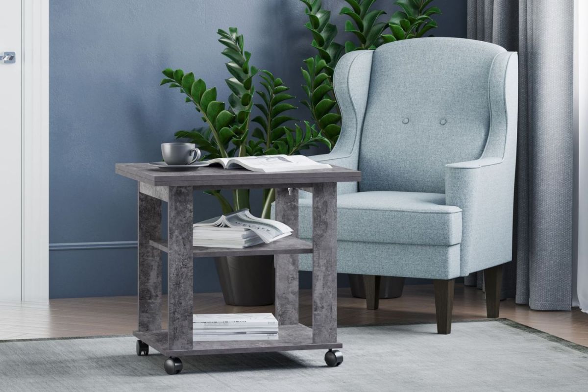 Стол журнальный НМ 011.67 Х "Консул" (Цемент темный) | фото 3