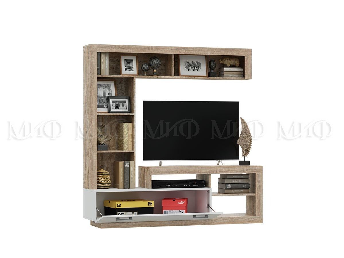 Ангара Центральная секция (Белый глянец/Сонома) | фото 2