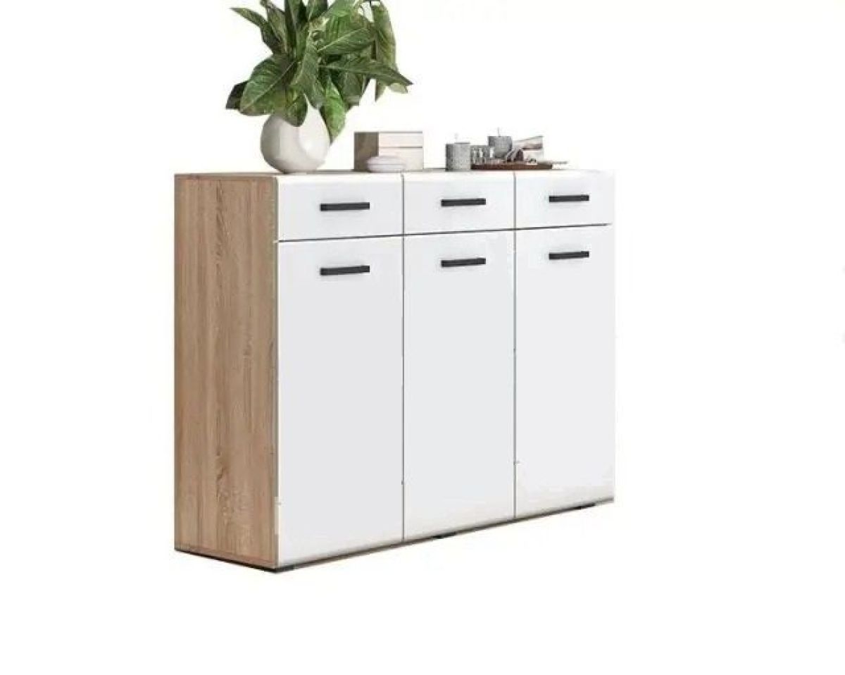 НЭНСИ NEW Гостиная ЛДСП (модульная) Белый глянец/Сонома | фото 19