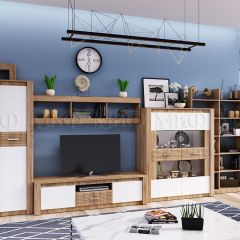 ТЕРРА Шкаф для посуды (Белый глянец/дуб сонома) | фото 3