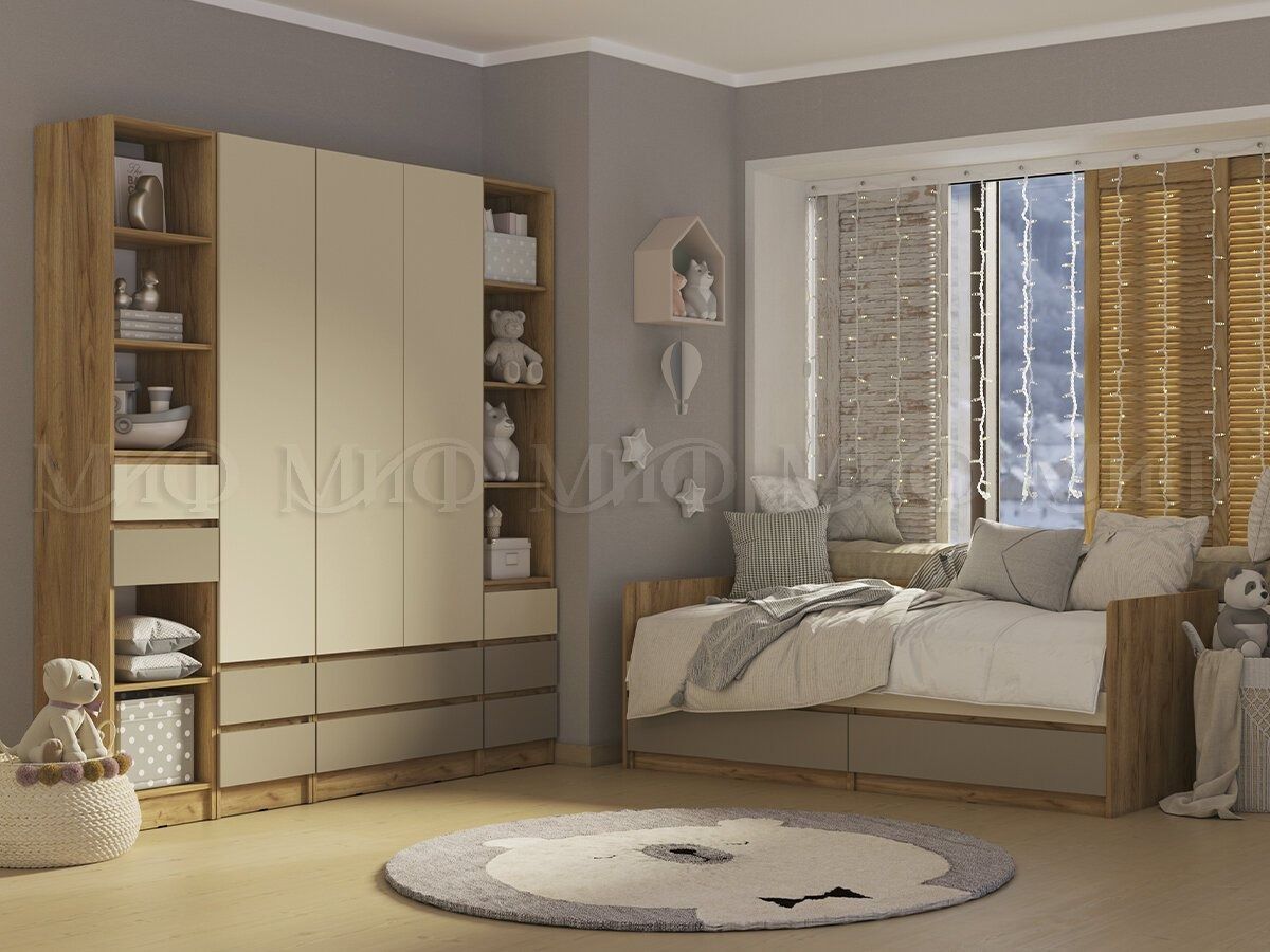 ЧЕЛСИ Color Пенал (Слоновая кость/Глиняный серый/Дуб крафт) | фото 2