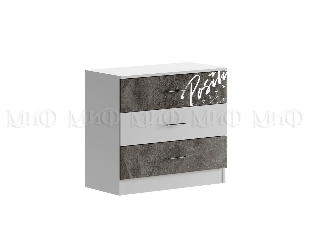 ВЕГА NEW Позитив Детская МДФ (модульная) Бетон темный/белый | фото 3