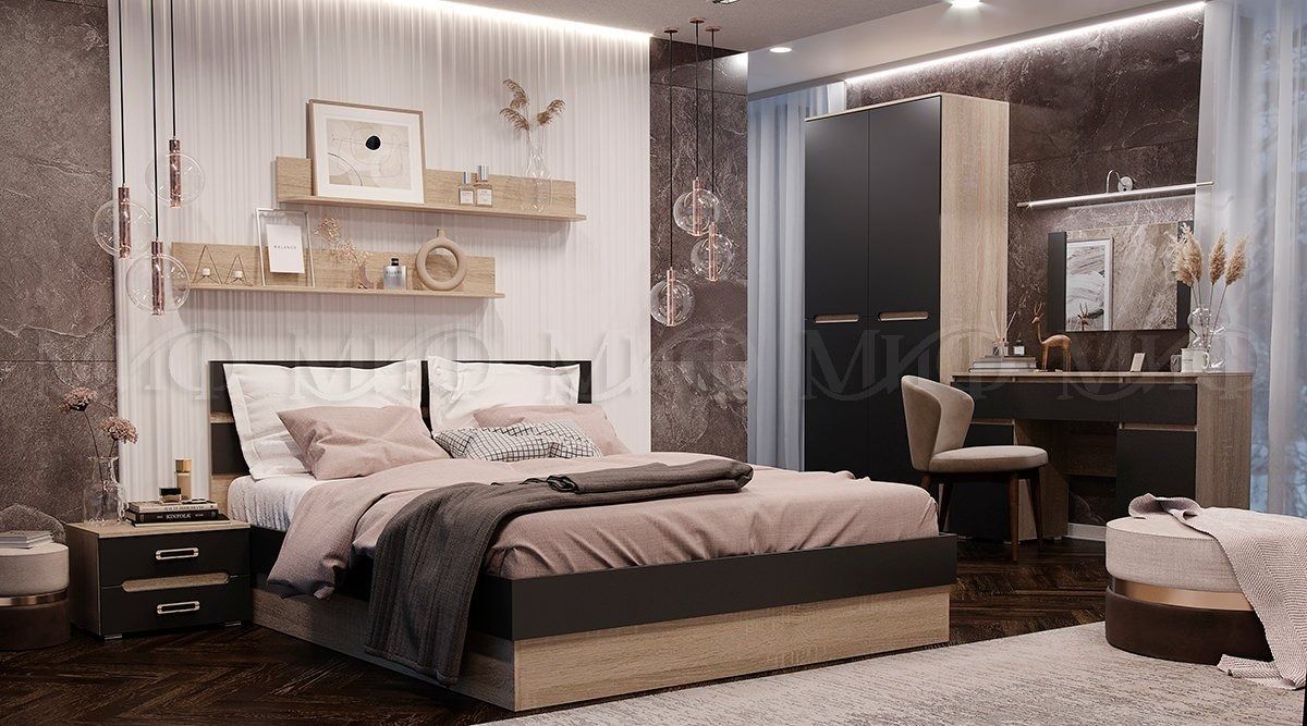 КИМ Кровать 1600 с настилом ЛДСП | фото 9