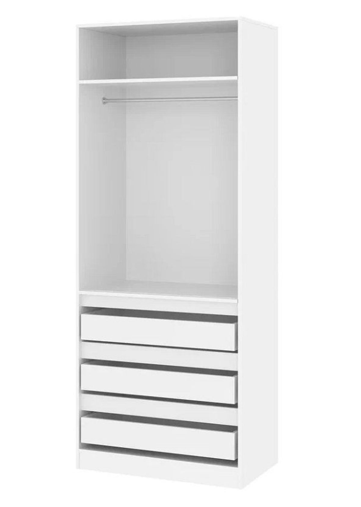 Спальный гарнитур Парус (Белый/Графит) модульный | фото 8