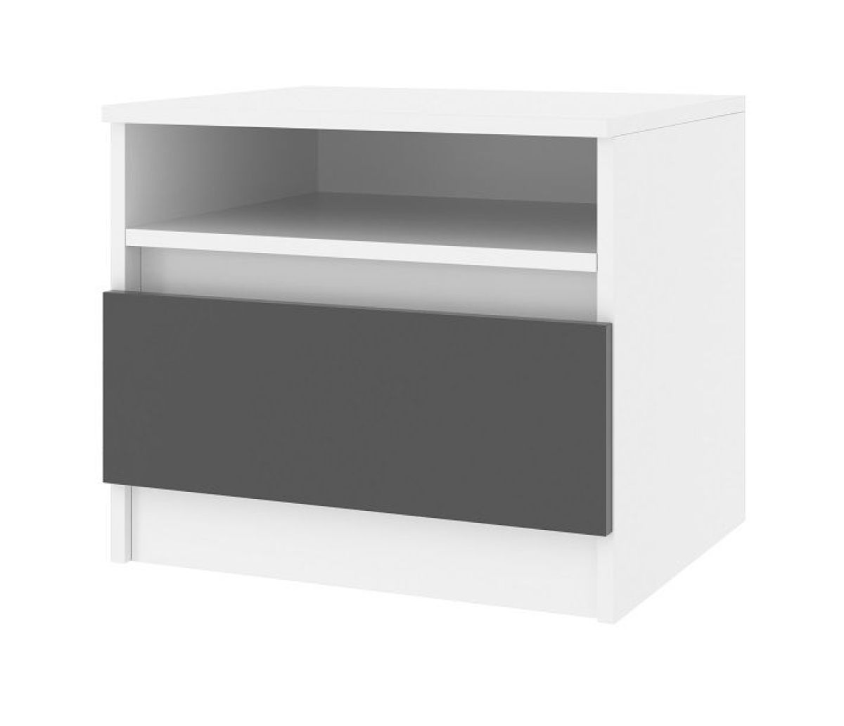 Спальный гарнитур Парус (Белый/Графит) модульный | фото 4