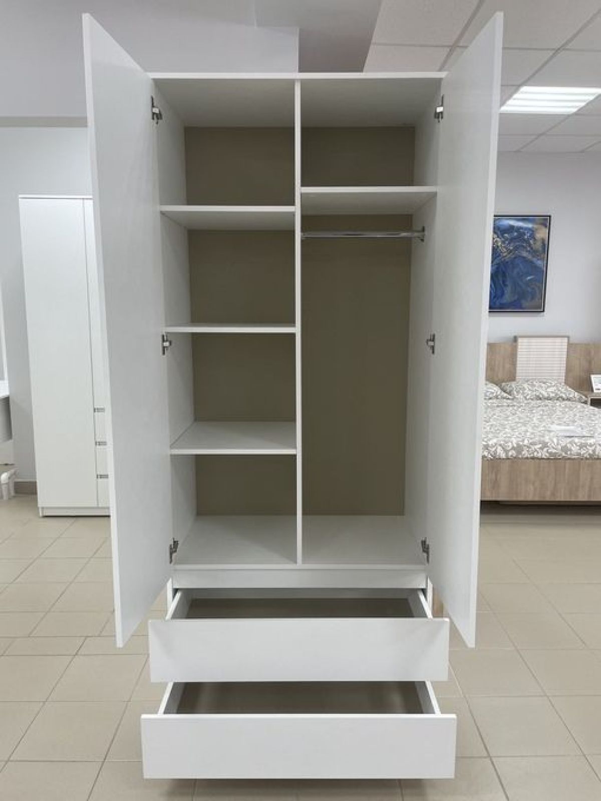 Спальный гарнитур "Бьянко" (модульный) | фото 9