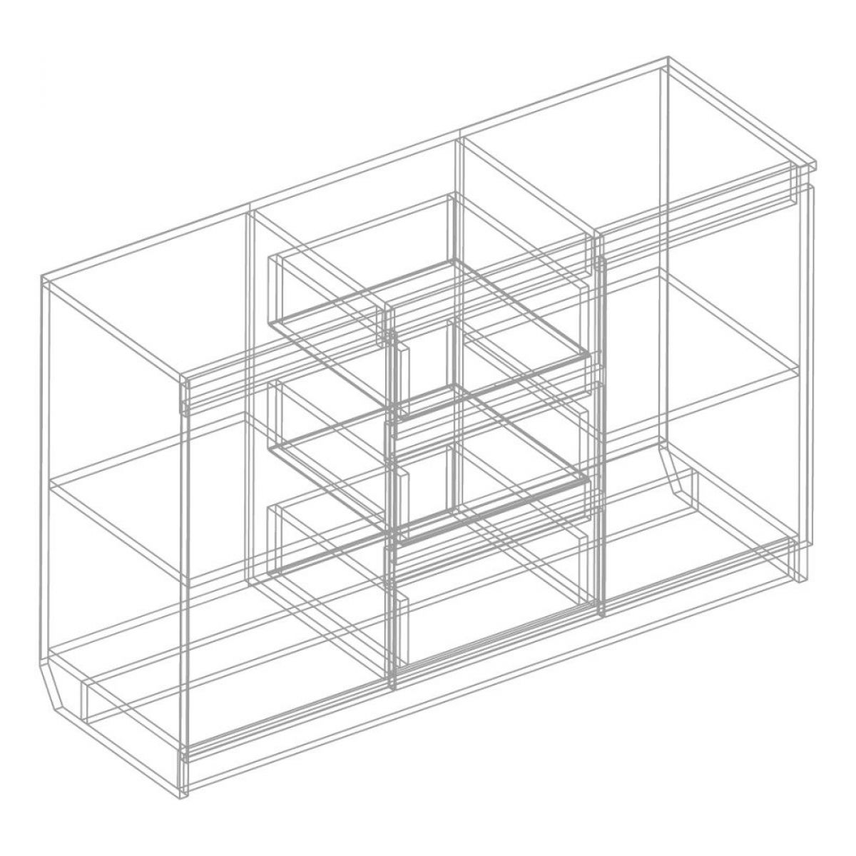 Комод 2-ств. с 3 ящиками | фото 2