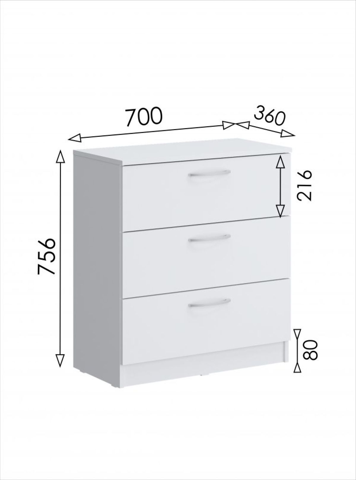 Комод мини Париж (Белый тиснение) | фото 6