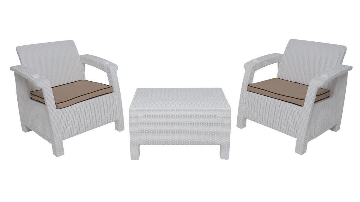 Комплект уличной мебели Yalta Terrace Set (Ялта) белый | фото 8