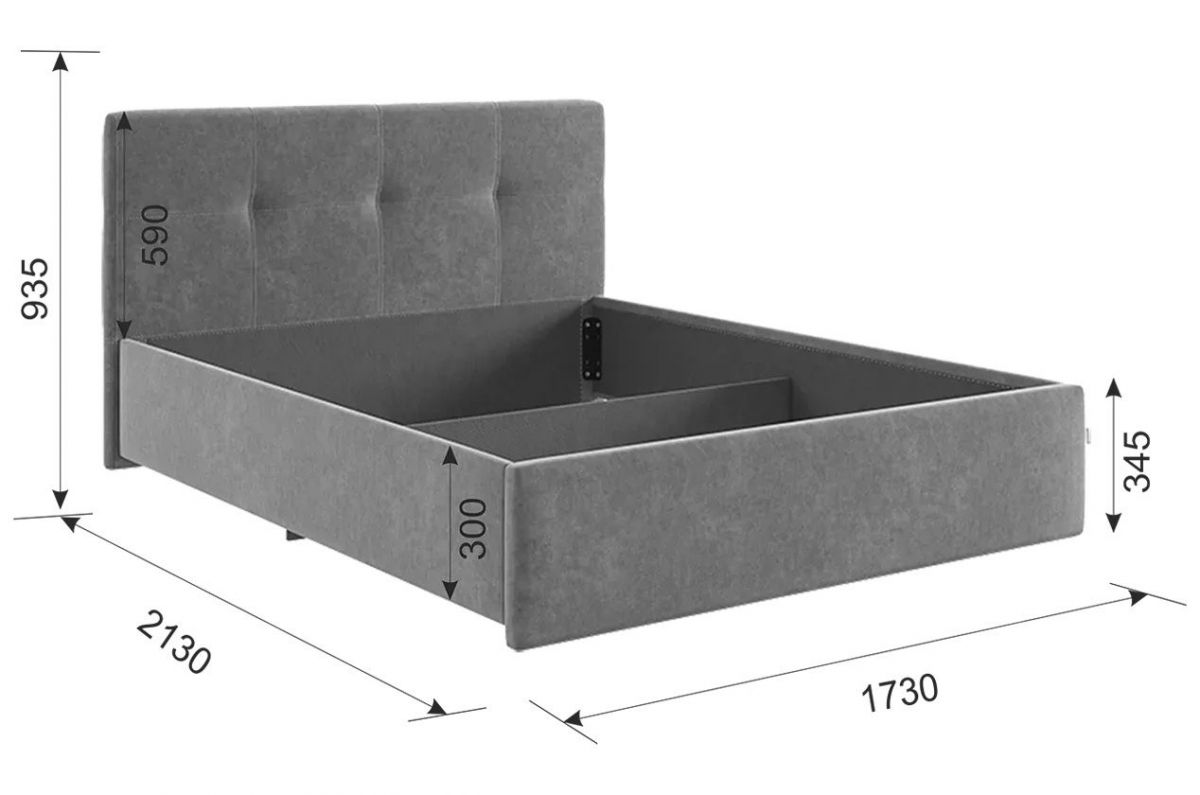 ВЕСТА Каркас кровати 1600 | фото 2