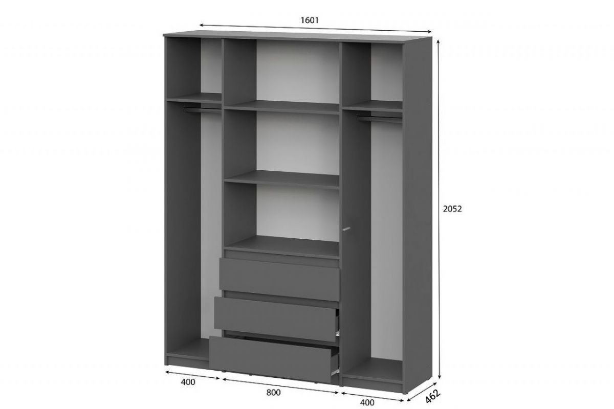 ДЕНВЕР Спальный гарнитур (модульный) | фото 9