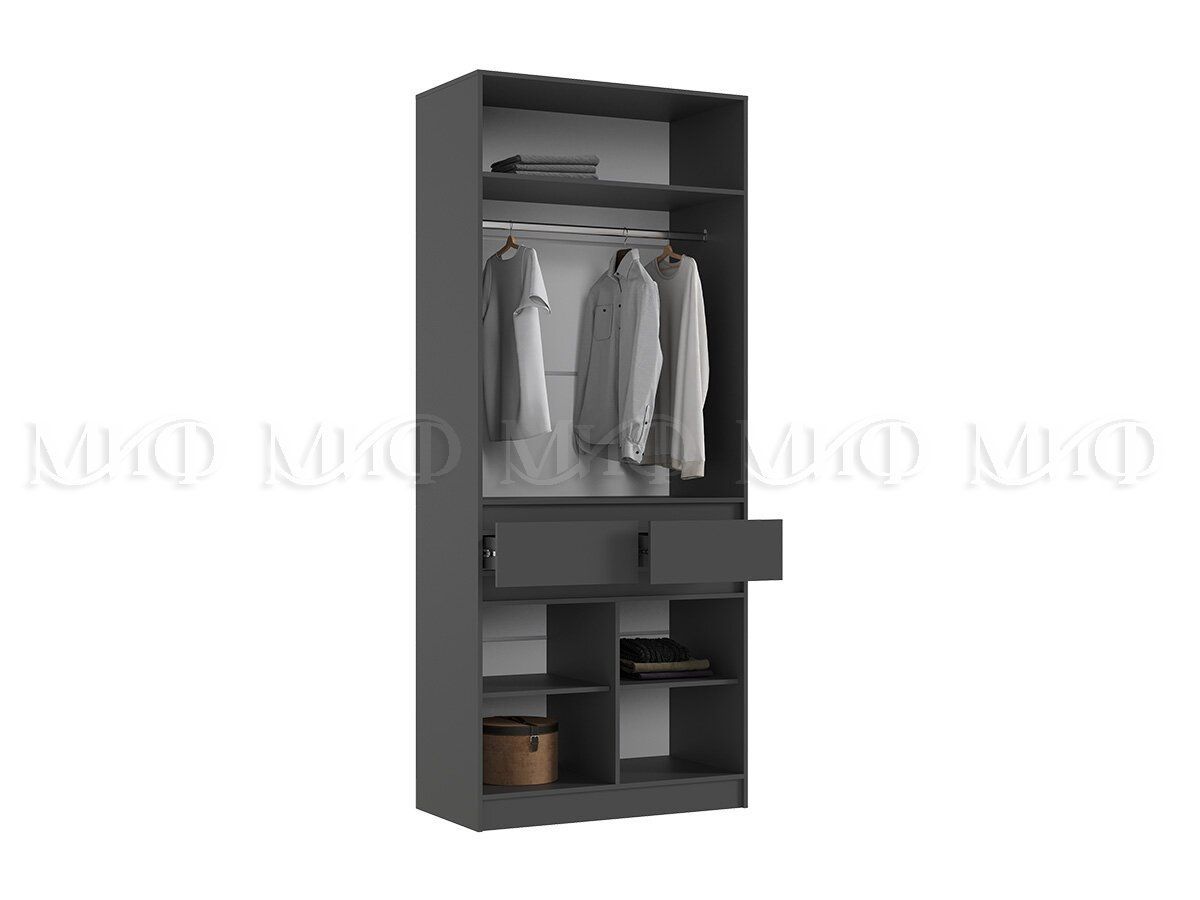 РОДЖИНА Прихожая (модульная) графит/дуб крафт белый | фото 7