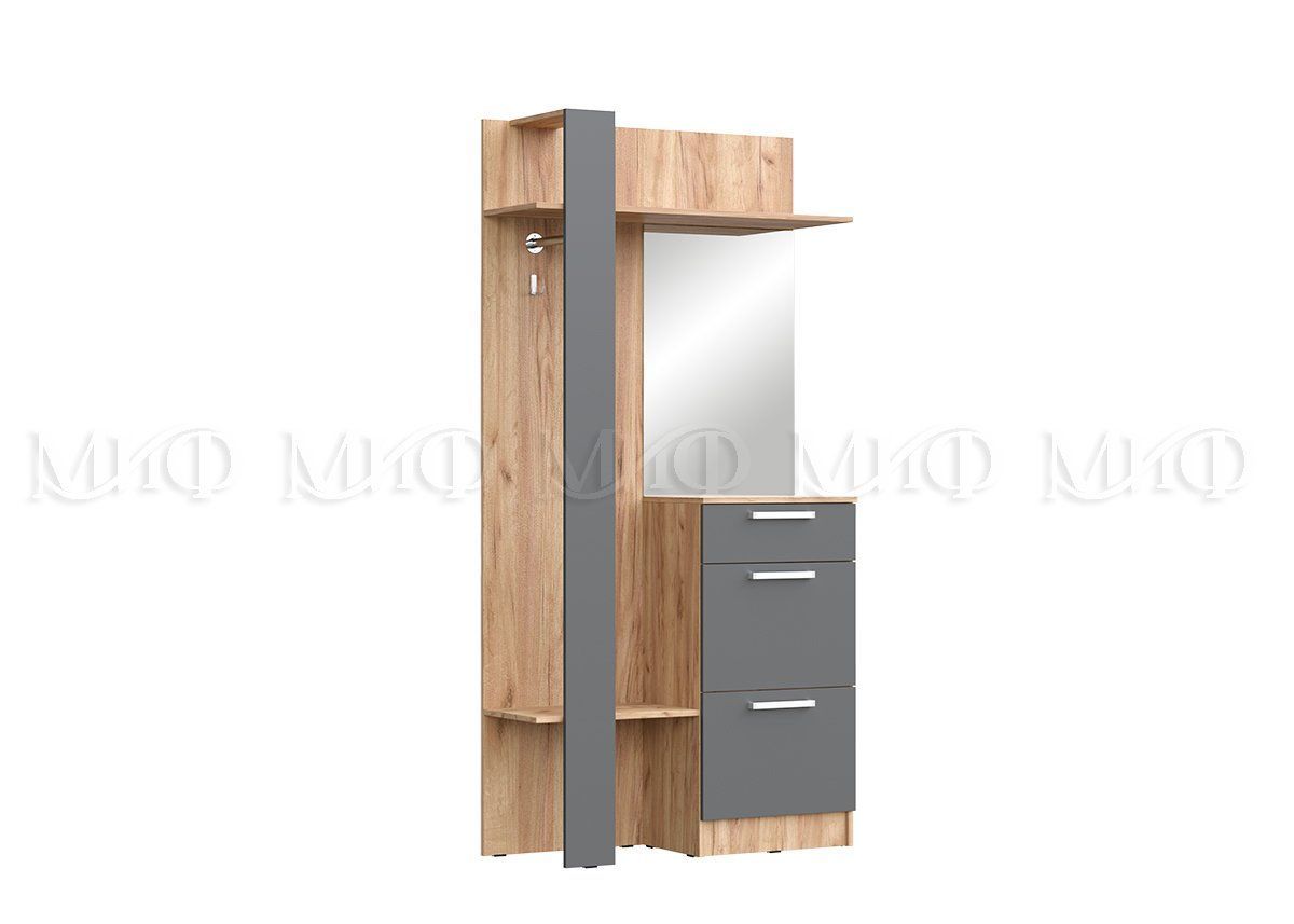 МАРТИНА Прихожая (модульная) дуб крафт/графит | фото 2