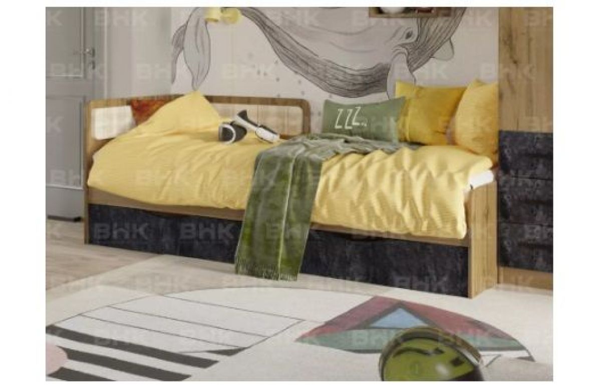 Подростковая Хогвартс (Дуб Вотан/Обсидиан) | фото 2