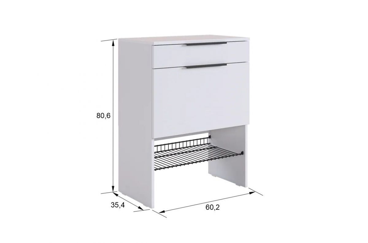 БАСКО Прихожая К8 (белое дерево) | фото 6