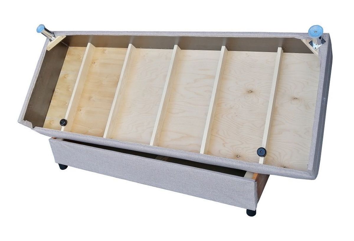 Диван-кровать Комфорт без подлокотников (4 подушки) DENIM | фото 6