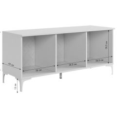 ЗЕФИР Гостиная К1 (белое дерево/белый муар) | фото 5