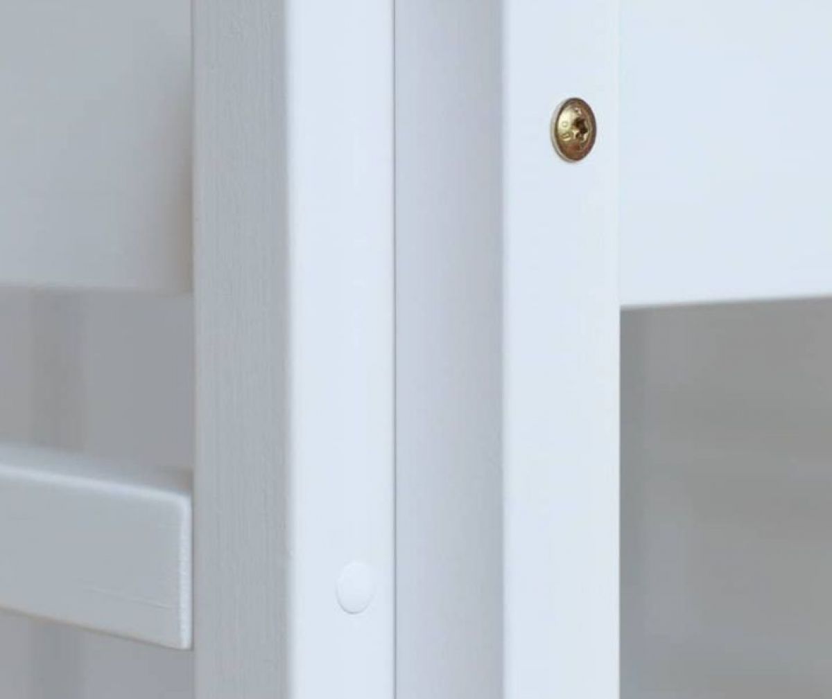 Кровать-домик двухъярусная 80*160 Белый | фото 3