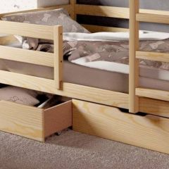 Кровать двухъярусная без крыши 80*190 без покраски | фото 4