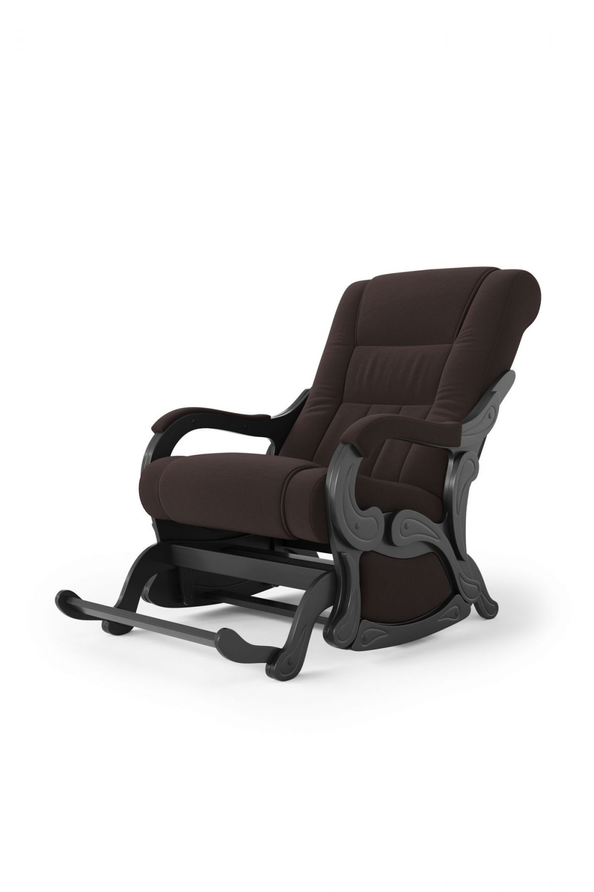 Кресло маятниковое Родос Маятник 17-Т-Ш (ткань) ШОКОЛАД | фото 2