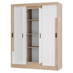 Шкаф-купе Смарт ШКК-06 (дуб сонома/белый) | фото 3