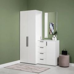 ЭЙР прихожая (модульная) Белый Шагрень | фото 3