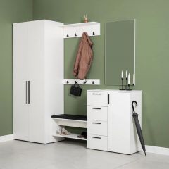 ЭЙР прихожая (модульная) Белый Шагрень | фото 28