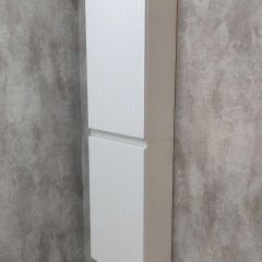 Шкаф пенал навесной для ванной MH11-MA 450х1548 (Белый-М 10.1.1) Белый глянец | фото 8