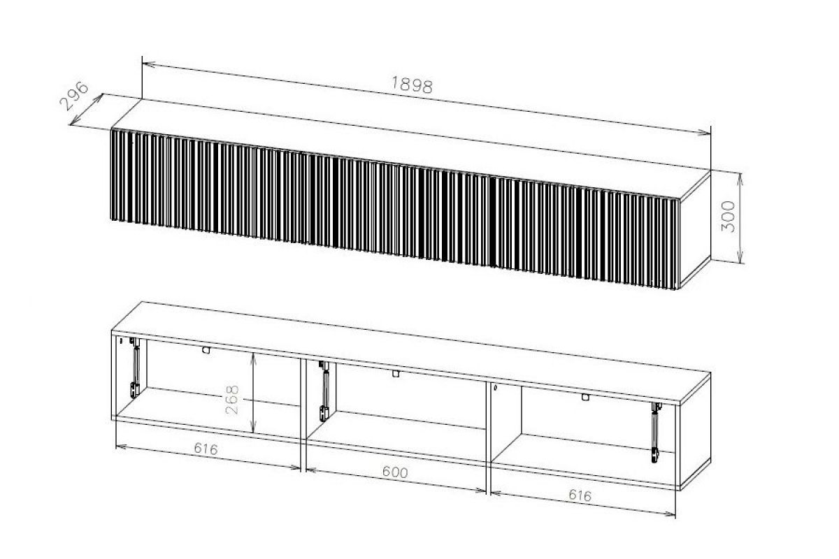 БАЙКАЛ Тумба (Графит/Дуб золотой) | фото 3